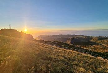 Lever de soleil sur le Pico do Areeiro