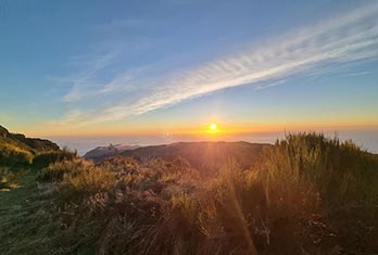 Lever de soleil sur le Pico do Areeiro