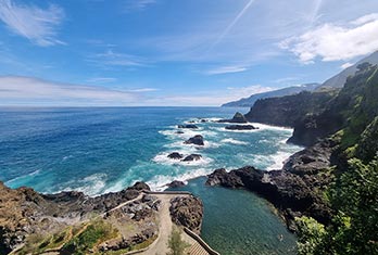 Poça das Lesmas vu d'en haut