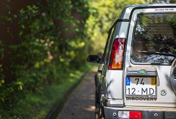 La levada (canal d'eau) à Funduras hors route